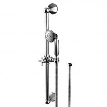 Rubinet 4GHX0SBSB - Adjustable Slide Bar With Hand Held Shower Assembly