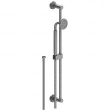 Rubinet 4GLA0ABMABM - Adjustable Slide Bar With Hand Held Shower Assembly