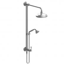 Rubinet 4UFM2CHCH - Bar With Inlet At Shower Head, Includes 8'' Shower Head, 12'' Shower Arm, 30&a