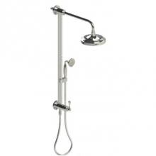 Rubinet 4UFM2CHCH - Bar With Inlet At Shower Head, Includes 8'' Shower Head, 12'' Shower Arm, 30&a