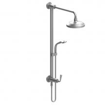 Rubinet 4UJS2CHCH - Bar With Inlet At Shower Head. Includes 8'' Shower Head, 12'' Shower Arm, 30&a