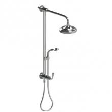 Rubinet 4UJS2CHCH - Bar With Inlet At Shower Head. Includes 8'' Shower Head, 12'' Shower Arm, 30&a