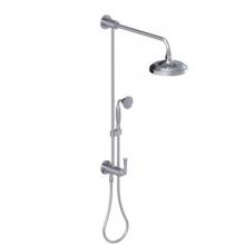 Rubinet 4URV1SNSN - Bar With Inlet At Diverter, Includes 8'' Shower Head, 12'' Shower Arm, 30&apos