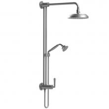 Rubinet 4URV2CHCH - Bar With Inlet At Shower Head, Includes 8'' Shower Head, 12'' Shower Arm, 30&a