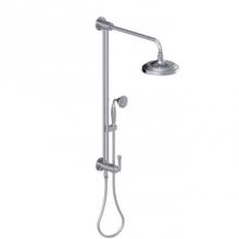 Rubinet 4URV2CHCH - Bar With Inlet At Shower Head, Includes 8'' Shower Head, 12'' Shower Arm, 30&a