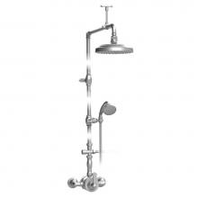 Rubinet 4WHXLABAB - Wall Mnt Prbl Shower W/Fix Shw