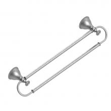 Rubinet 7QET0BBBB - 18'' Dual Towel Bar
