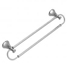 Rubinet 7QHX0BBBB - Towel Bar 18'' Dual