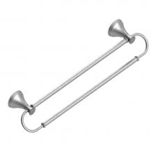 Rubinet 7QJS0SCCH - 18'' Dual Towel Bar