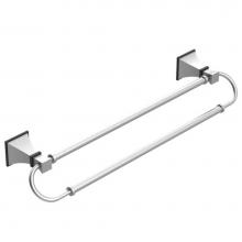 Rubinet 7RMQ0CHCH - 24'' Dual Towel Bar