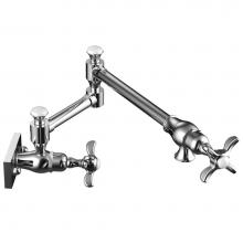 Rubinet 8ERVCOBWH - Wall Mount Pot Filler