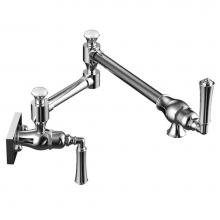 Rubinet 8ERVLABWH - Wall Mount Pot Filler