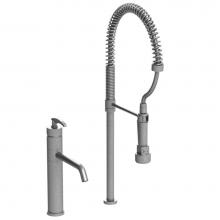 Rubinet 8ILALOBOB - Single Control Kitchen  Set With Suspended Industrial Spray