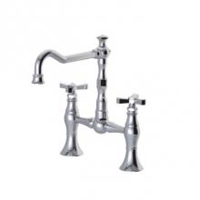 Rubinet 8VHXCSNSN - Kitchen Bridge Faucet