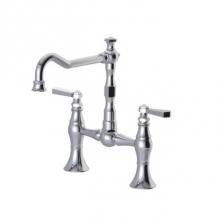 Rubinet 8VHXLBBBB - Kitchen Bridge Faucet