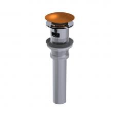 Rubinet 9DPU13ACM - Push-up Drain with Overflow
