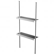 Rubinet 9TWK1CHAQ - Shelf Kit Consisting Of 2 Shelves & 2 Tension Rods
