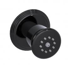 Rubinet 4J001BK - Body Spray with 1/2'' NPT x 1/2'' W NPSM x 3'' Nipple