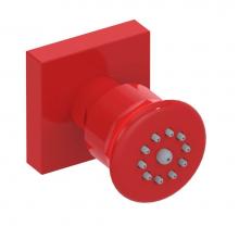 Rubinet 4J022RD - Body Spray with 1/2'' NPT x 1/2'' NPSM X 3'' Nipple x 2