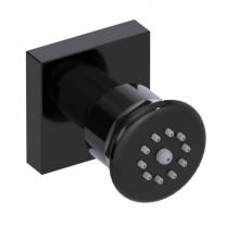 Rubinet 4J042BK - Body Spray with 1/2'' NPT x 1/2'' NPSM X 3'' Nipple x 4