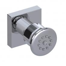 Rubinet 4J042CH - Body Spray with 1/2'' NPT x 1/2'' NPSM X 3'' Nipple x 4