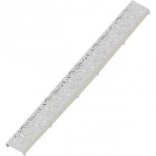 Rubinet 9FSD32MW - 32'' Linear Drain Paisley Pattern (Complete)