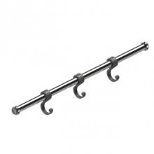 Rubinet 9TWR1CH - 10 1/2'' Tension Rod With 3 Hooks, (Optional)