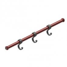 Rubinet 9TWR1MR - 10 1/2'' Tension Rod With 3 Hooks, (Optional)