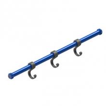 Rubinet 9TWR2BJ - 22 1/2'' Tension Rod With 3 Hooks (Optional)