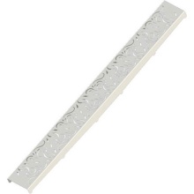 Rubinet T9FSD32WH - 32'' Linear Drain Paisley Pattern Trim Only