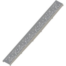 Rubinet T9FSD42SC - 48'' Linear Drain Paisley Pattern Trim Only