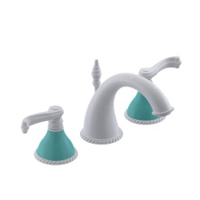Rubinet 1AEJLWHAQ - Widespread Lav Set With Jasmin Spout (Less Drain)