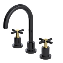 Rubinet 1AGLCBKBB - Widespread Lav Set W/Lasalle Spout (Less Drain)