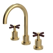 Rubinet 1AGLCSBBD - Widespread Lav Set W/Lasalle Spout (Less Drain)