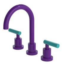 Rubinet 1AGLLPHAQ - Widespread Lav. Set. (less drain)