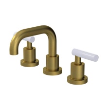 Rubinet 1AGNLABMWH - Widespread Lav. Set. (less drain)