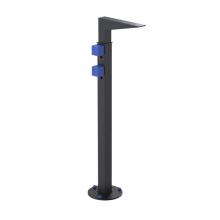 Rubinet 3FRSQMBBJ - Floor Mount Tub Filler