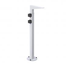 Rubinet 3FRSQMWMB - Floor Mount Tub Filler