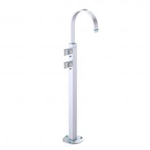 Rubinet 3FRTQSCAQ - Floor Mount Tub Filler