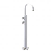 Rubinet 3FRTQWHABM - Floor Mount Tub Filler