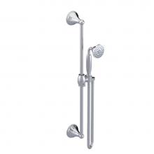 Rubinet 4GET0CHCH - Adjustable Slide Bar With Hand Held Shower Assembly