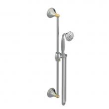 Rubinet 4GET0SNSB - Adjustable Slide Bar With Hand Held Shower Assembly