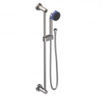 Rubinet 4GGN3PNBJ - Adjustable Slide Bar With Hand Held Shower Assembly 3 Function