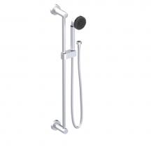 Rubinet 4GGN3SCBK - Adjustable Slide Bar With Hand Held Shower Assembly 3 Function