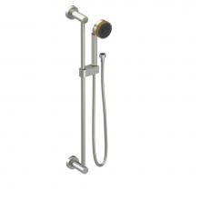 Rubinet 4GGN3SNABM - Adjustable Slide Bar With Hand Held Shower Assembly 3 Function