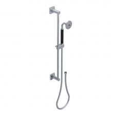 Rubinet 4GLA0CHMB - Adjustable Slide Bar With Hand Held Shower Assembly