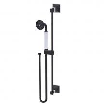 Rubinet 4GMQ0BKMW - Adjustable Slide Bar With Hand Held Shower Assembly