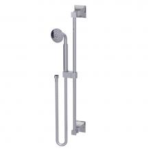 Rubinet 4GMQ0CHCH - Adjustable Slide Bar With Hand Held Shower Assembly