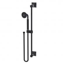 Rubinet 4GMQ0MBCH - Adjustable Slide Bar With Hand Held Shower Assembly