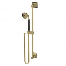 Rubinet 4GMQ0NBBK - Adjustable Slide Bar With Hand Held Shower Assembly